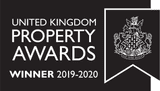 Banner of the united kingdom awards given to decodence design for 2019-2020