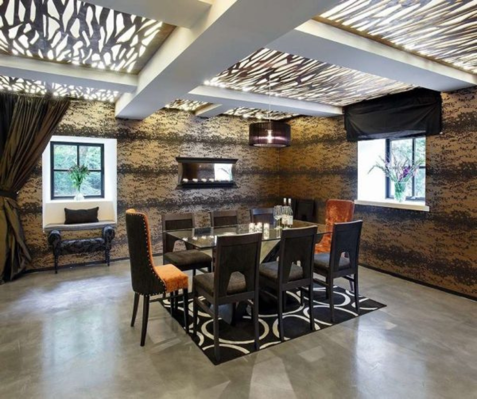 Modern Scottish home interior with minimalist styling, clean architectural lines, large windows, wooden flooring, and bespoke furnishings. Featured in BBC Scotland’s Home of the Year.